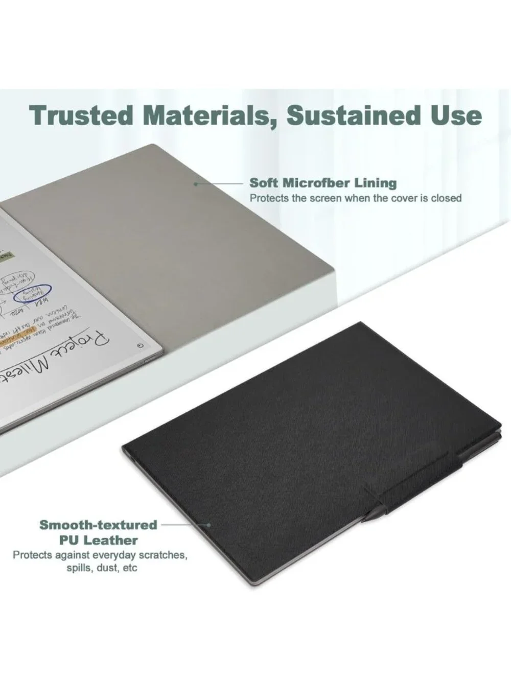 Premium PU Leather Folio Case for Remarkable Paper Pro 11.8